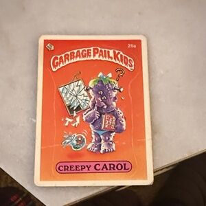Garbage Pail Kids Creepy Carol Trading Card